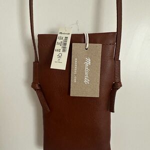 Madewell Brown Leather Crossbody Bag